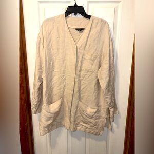 Theo Miles Linen Jacket Blazer Large